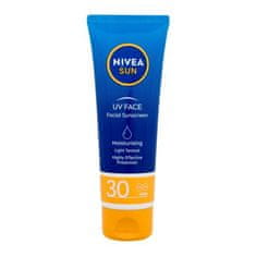 Nivea Sun UV Face SPF30 vlažilna krema za zaščito obraza pred soncem 50 ml za ženske