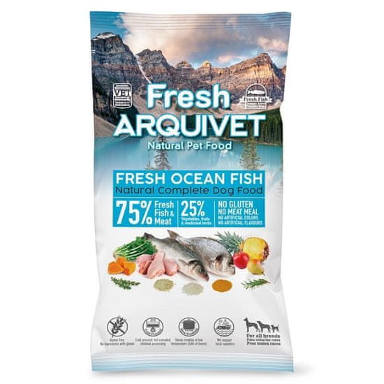 slomart ARQUIVET Fresh Ocean Fish - suha hrana za pse - 100 g