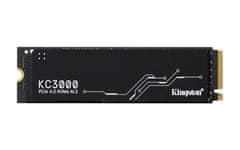 Kingston Kingston Technology 2048G KC3000 M.2 2280 NVMe SSD - Zmogljiv in hitra shramba za PC in prenosnike, 7000 MB/s, 2.05 TB