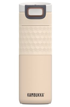 Kambukka Kambukka Etna Grip Termo skodelica Barely Beige, 500 ml, brez BPA, ohranja toploto do 9 h, odlično za vroče in hladne pijače