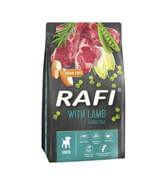 DOLINA NOTECI Dolina Noteci Rafi Junior z jagnjetino - suha hrana za pse - 10 kg
