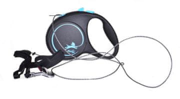 Flexi Black Design S 5 m vodilo za pse z možnostjo izvleka