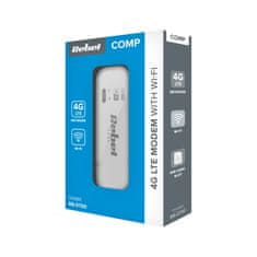 slomart Pr portable 4G modem Rebel, bela - hitra in zanesljiva mobilna povezava, podpora za več operacijskih sistemov.