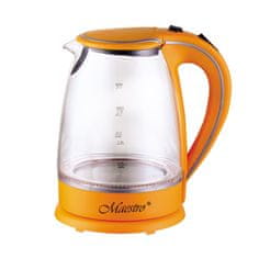 MAESTRO Električni kotliček MAESTRO MR-064-ORANGE, 1.7L, 2000W, samodejna izklopitev, ergonomska držala, oranžen