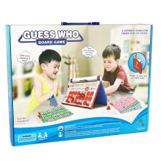 WOWO Igra Ugani kdo - družinska igra Ugani kdo? Ugani kaj? z 8 ploščami