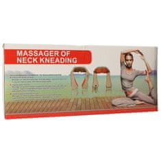 WOWO Shiatsu masažna ovratnica - Topla Shiatsu masažna ovratnica za vrat in ramena