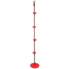 Plezalna vrv za gugalnico z diski rdeča različica 39321