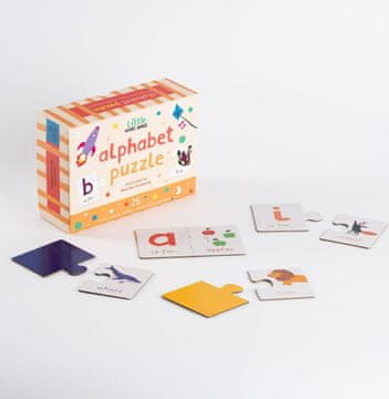 Magic cat Puzzle Little Word Whizz: (v angleščini): Abeceda 26x2 kosov