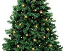 LAALU.cz Božično drevo umetna zelena jelka Narnija 210 cm s SMART LED LIGHTING s stojalom