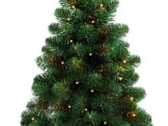 LAALU.cz Božično drevo umetna zelena jelka Bernard v loncu 60 cm z LED osvetlitvijo
