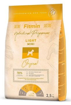 Fitmin FITMIN Light Mini Original - suha hrana za pse - 2,5 kg