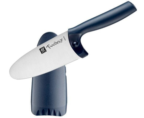 slomart Kuharski nož ZWILLING Twinny 36550-101-0, 10 cm, ergonomičen, modra barva, vključen ovitek, za profesionalno uporabo