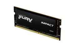 Kingston Kingston FURY 32GB DDR4 3200MT/s CL20 SO-DIMM RAM za prenosnike - Črna, visoka zmogljivost ter enostavna namestitev