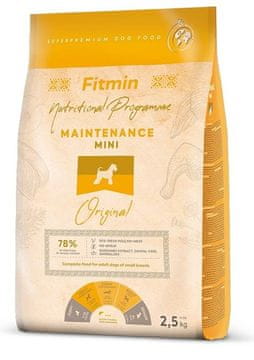 Fitmin FITMIN Mini Maintenance - suha hrana za pse - 2,5 kg