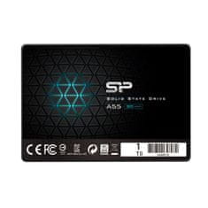 Silicon Power SSD Silicon Power Ace A55 2,5" 1 TB, 3D TLC, 500 MB/s Branje, 450 MB/s Pisanje, TRIM Podpora, RAID, 2.5" HDD Zamenjava