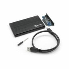 S-box ohišje 6cm USB 3.0 HDC-2562 ALU črn