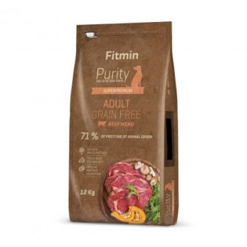 Fitmin FITMIN Dog Purity Grain Free Adult Beef - suha hrana za pse - 12 kg