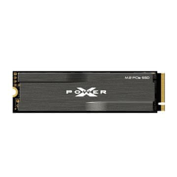 Silicon Power SSD Silicon Power XD80 M.2 2TB PCIe 3.0 NVMe, Hitrost branja 3400 MB/s, Hitrost pisanja 3000 MB/s