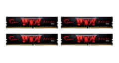 G.Skill G.Skill Aegis F4-3200C16Q-32GIS 32 GB DDR4 3200 MHz, 4 x 8 GB, nizka latenca, XMP 2.0, za PC/strežnik