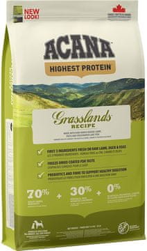 Acana ACANA Highest Protein Grasslands - suha hrana za pse - 11,4 kg