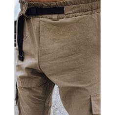 Dstreet Moške bojne hlače bež ux4305 XL
