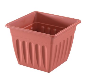 Heidrun CVETLIČNI LONEC "PRIMAVERA", KVADRATNI, 28X28CM, PLASTIKA