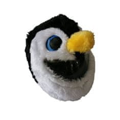 TIMMLUX Zabavna plišasta prevleka "pingvin" za motoristično čelado - univerzalna velikost