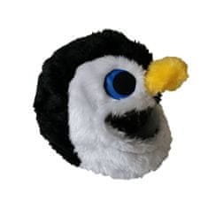 TIMMLUX Zabavna plišasta prevleka "pingvin" za motoristično čelado - univerzalna velikost