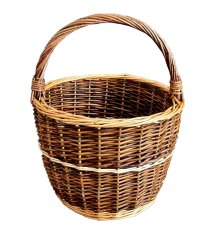 Košara za krompir s premerom 30 cm iz protja brez lupine