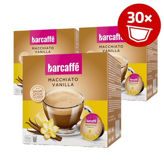 Barcaffe Macchiato Vanilla kapsule, 30/1