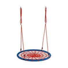 Aga Viseči gugalni obroč 100 cm Modro-rdeč