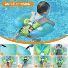 WOWO Plavalni obroč za dojenčke a otroke