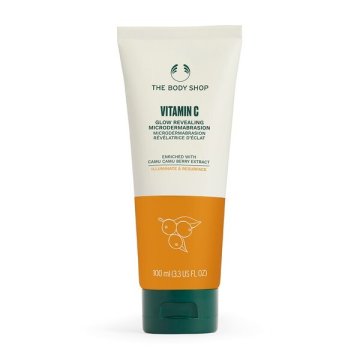 The Body Shop Posvetlitveni piling kože Vitamin C (Glow Revealing Microdermabrasion) 100 ml