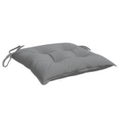 Vidaxl Blazine za stole 4 kosi sive 50x50x7 cm oxford tkanina