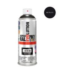 PINTYPLUS Barva v razpršilu Pintyplus Evolution MT153 Metallic 400 ml Črna