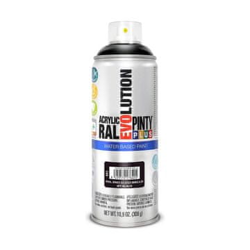 PINTYPLUS Barva v razpršilu Pintyplus Evolution RAL 9005 Jet Black na vodni osnovi 400 ml