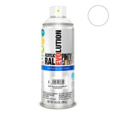 PINTYPLUS Barva v razpršilu Pintyplus Evolution RAL 9010 400 ml Čista bela na vodni osnovi