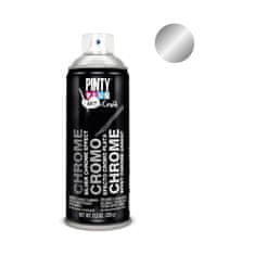PINTYPLUS Barva v razpršilu Pintyplus Art &amp; Craft C150 Chrome 400 ml Silver