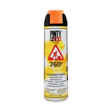 PINTYPLUS Barva v razpršilu Pintyplus Tech T143 360º Orange 500 ml