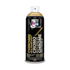 PINTYPLUS Barva v razpršilu Pintyplus Art &amp; Craft C151 Chrome 400 ml Golden