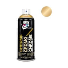 PINTYPLUS Barva v razpršilu Pintyplus Art &amp; Craft C151 Chrome 400 ml Golden