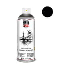 PINTYPLUS Barva v razpršilu Pintyplus Tech FJ104 Ironwork 400 ml črna