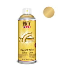 PINTYPLUS Barva v razpršilu Pintyplus Tech Galvazinc G151 400 ml Gold