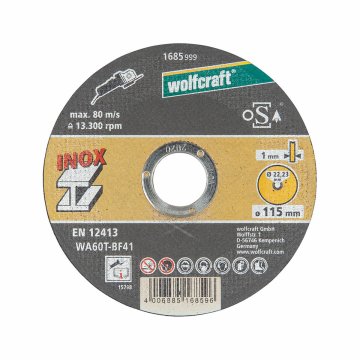 WolfCraft Rezalni disk Wolfcraft 1685999