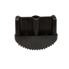 Edm Vtič za priključek EDM 75091 Stopnišče 58 x 25 mm Črni PVC (2 enoti)