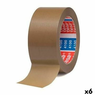 Tesa Lepilni trak TESA 4100 Packaging 50 mm x 132 m rjav (6 enot)