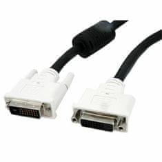 Startech Podaljševalni kabel DVI-D Startech DVIDDMF2M Bela/črna