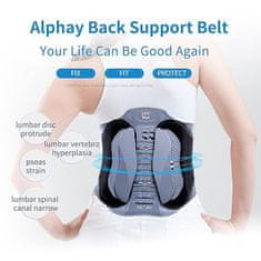 Alpha Medical Dekompresijski pas za hrbtenico : obseg pasu: S/M 75 - 100 cm