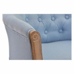 DKD Home Decor Fotelj DKD Home Decor Blue Polyester Wood (58 x 56 x 69 cm)
