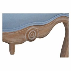 DKD Home Decor Fotelj DKD Home Decor Blue Polyester Wood (58 x 56 x 69 cm)